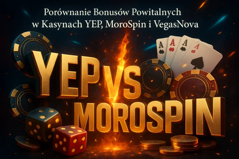 Porównanie Bonusów Powitalnych w Kasynach YEP, MoroSpin i VegasNova — Poradnik-kasyna